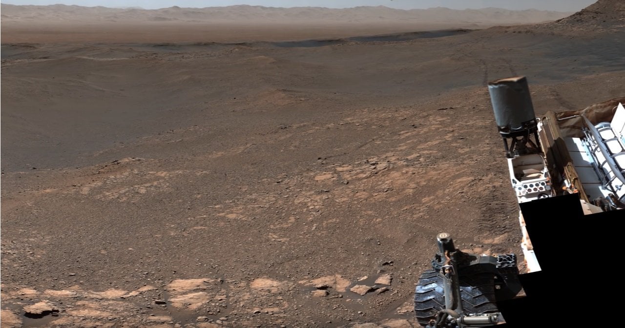 Panorama pris par Mars Curiosity.