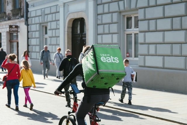 Livraison Uber Eats.