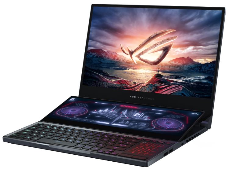 Le ASUS Zephyrus Duo, premier PC portable gaming à double écran