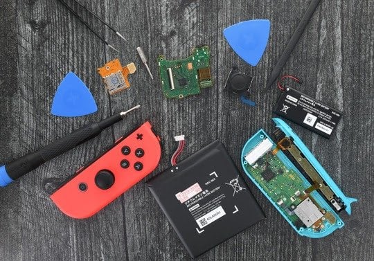 Kit de réparation 25 en 1 adapté à la Nintendo Switch - Pour la réparation  de 4 Joy cons !