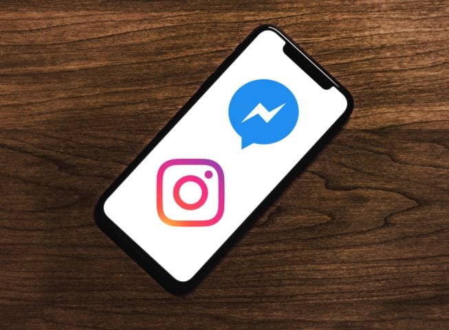 logo instagram facebook messenger