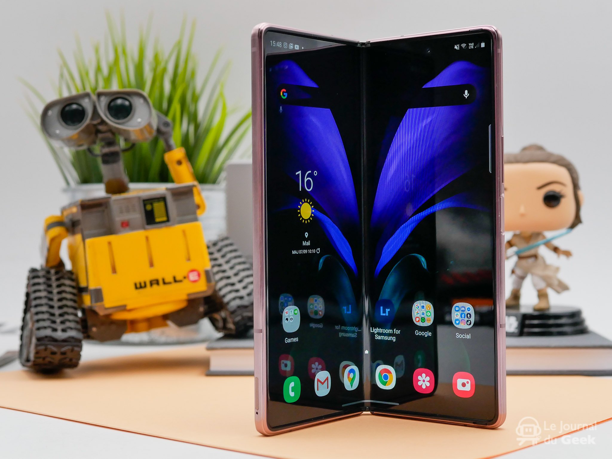 Le Galaxy Z Fold 2 ouvert