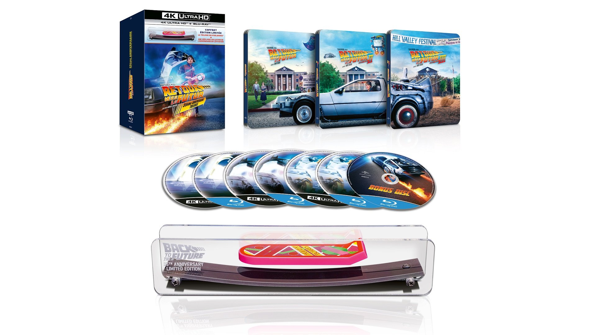 Blu-ray Retour Vers le Futur : Visuel du Coffret Collector – Blu-ray en  Français.com