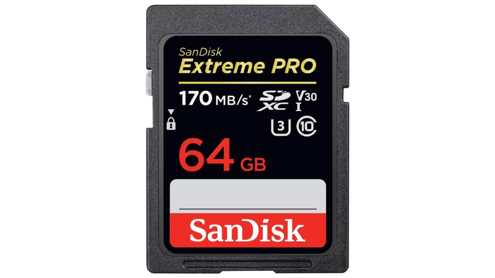 La carte SD SanDisk Extreme Pro 64 Go est à moins de 20 euros