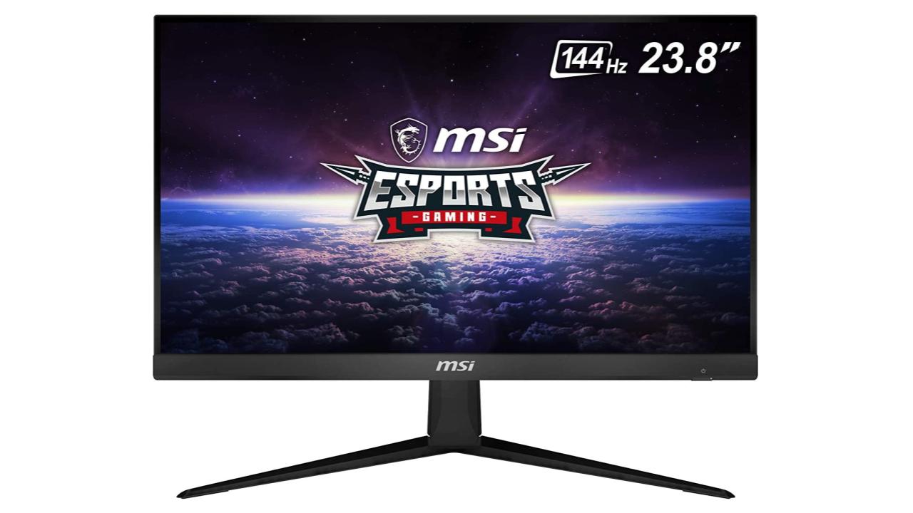 Parfait pour le gaming, l'écran MSI Optix G241 (IPS, 144 Hz) tombe à 179 €