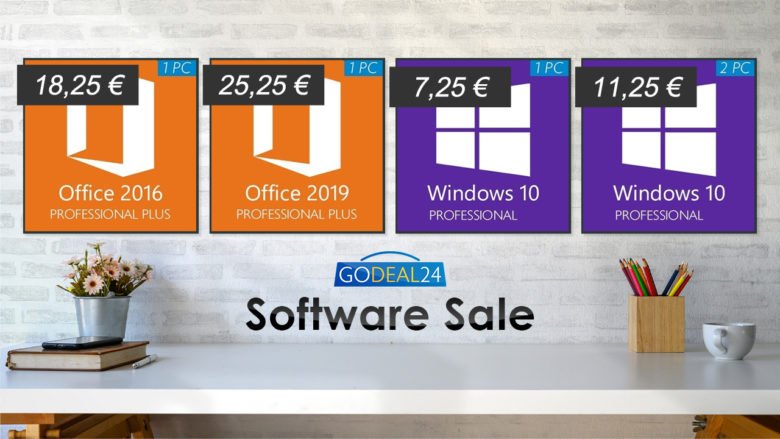 Prix Windows et Office sur GoDeal 24