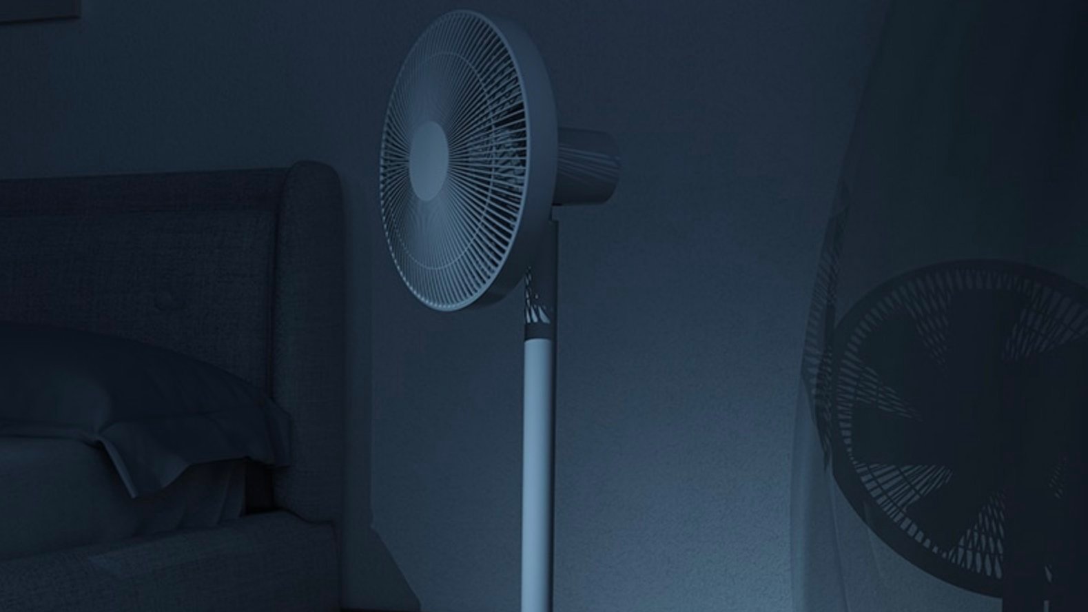 Le ventilateur de chez Xiaomi possède une vitesse de ventilation spécialement conçue pour la nuit.