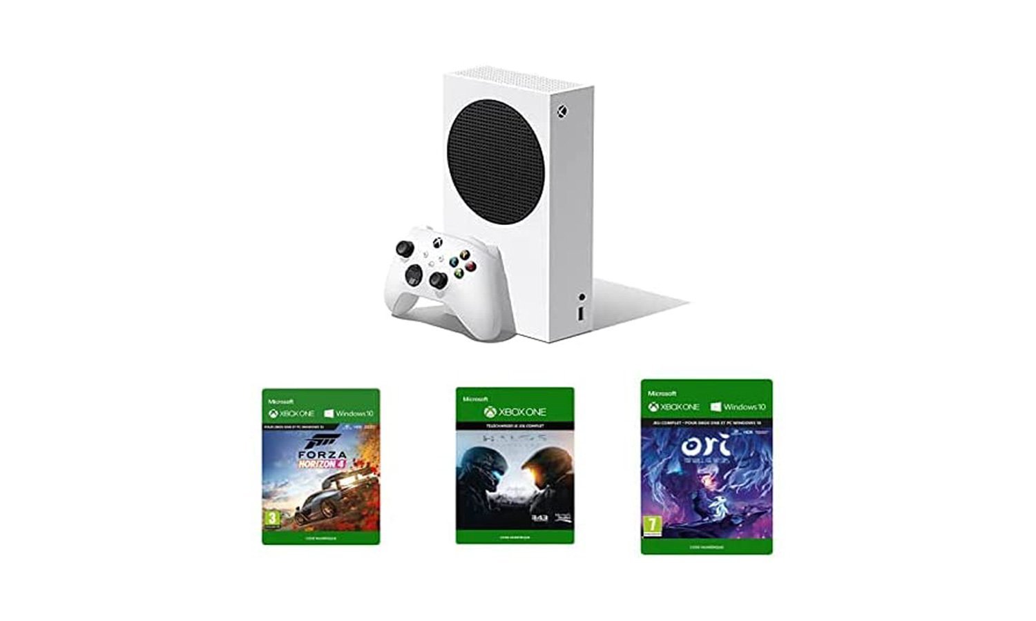 Ce pack Xbox Serie S + 3 jeux est à prix cassé pour le Prime Day