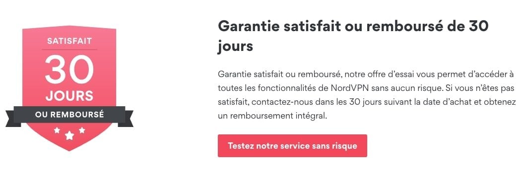 Garantie-NordVPN