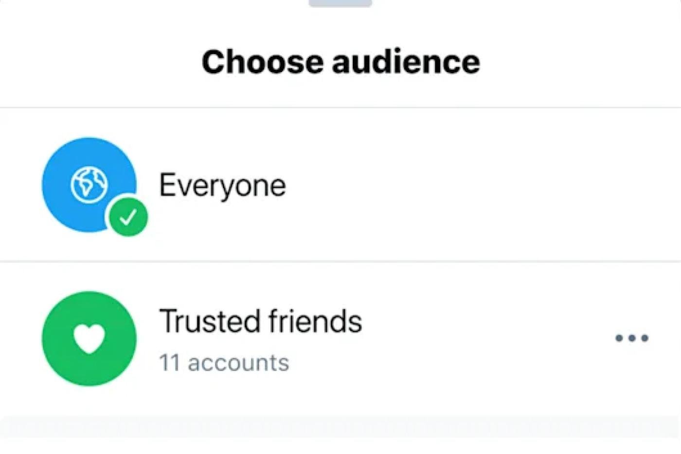 twitter trusted friends