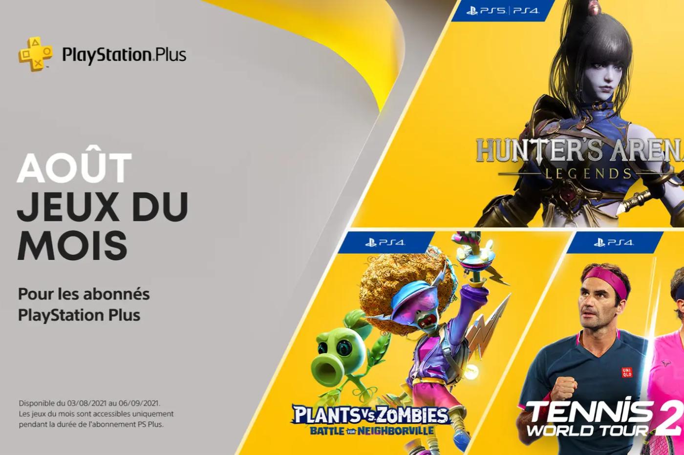 Sony Playstation Plus aout