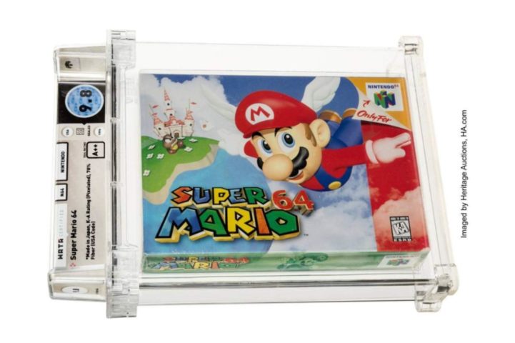 Super Mario 64 enchères Nintendo