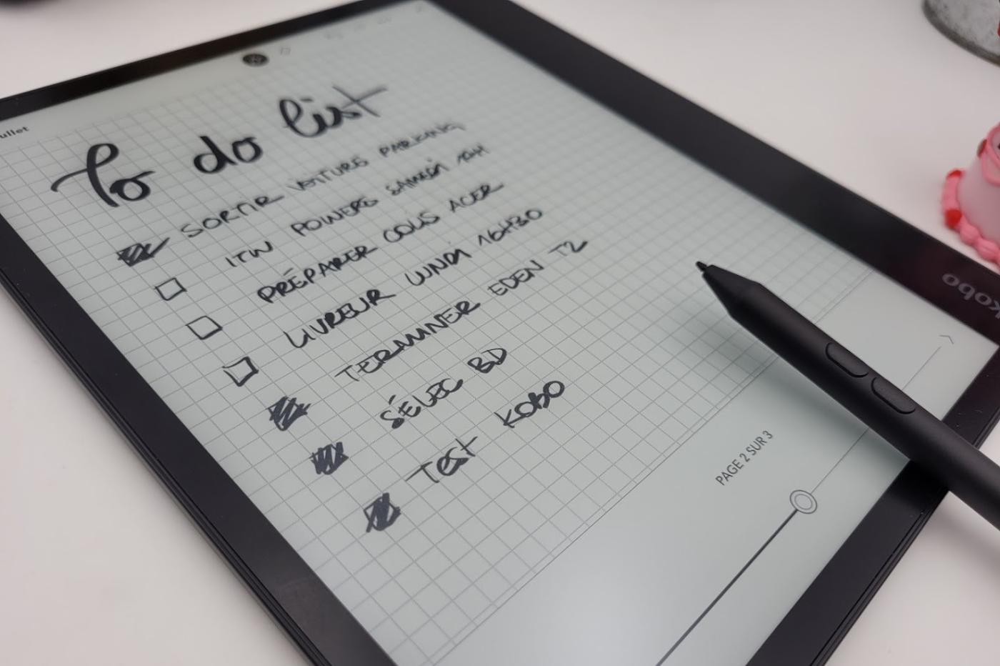 Elipsa de Kobo - une grande liseuse avec un stylet - Essai