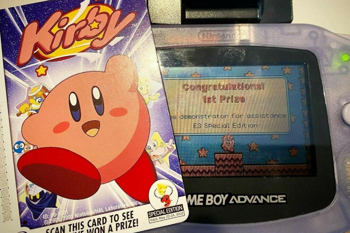 Carte e-reader Nintendo Kirby