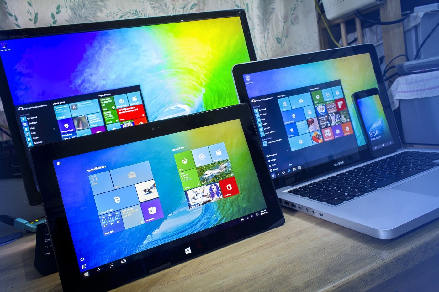 Windows 10 sur plusieurs appareils