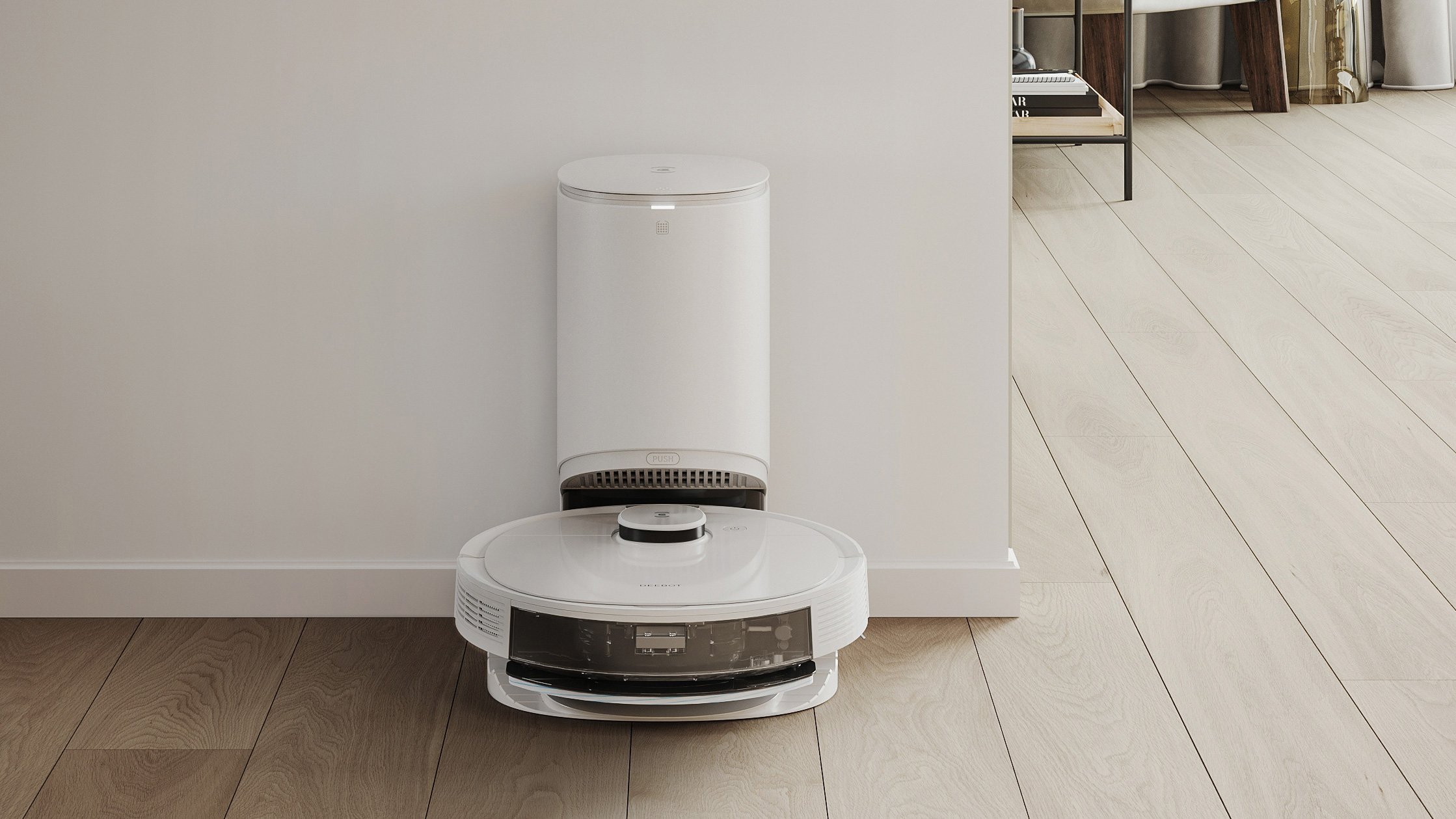  l'excellent aspirateur robot Ecovacs N8+ et sa station de