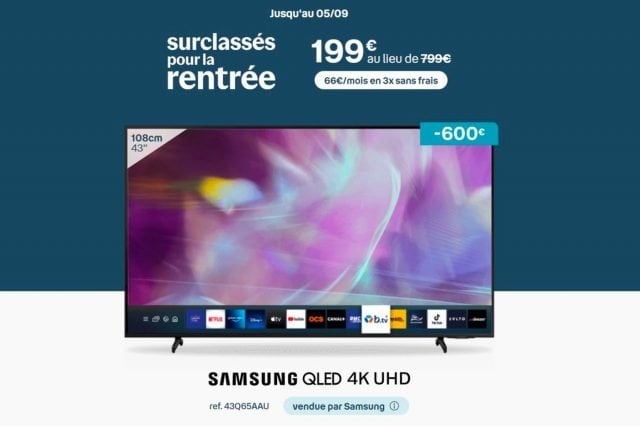 TV QLED Bouygues Telecom