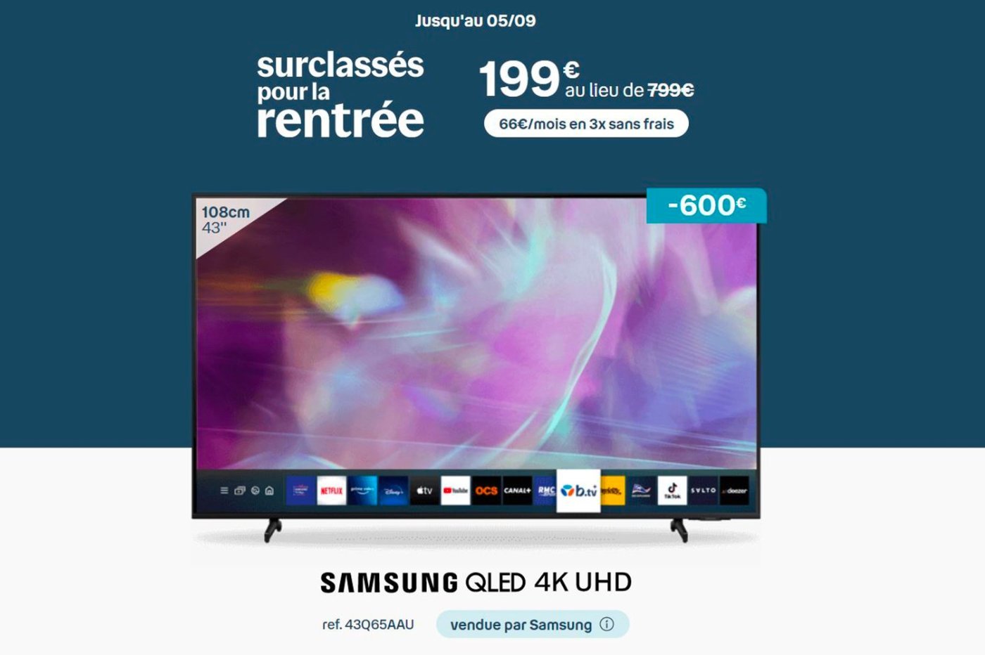 TV QLED Bouygues Telecom