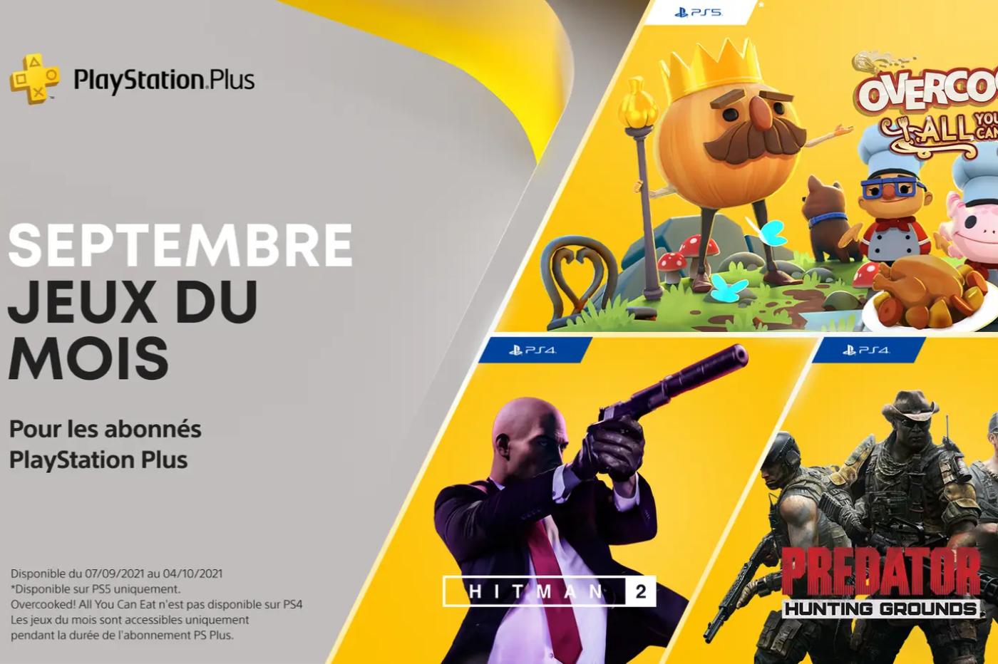 Playstation plus Sony Septembre