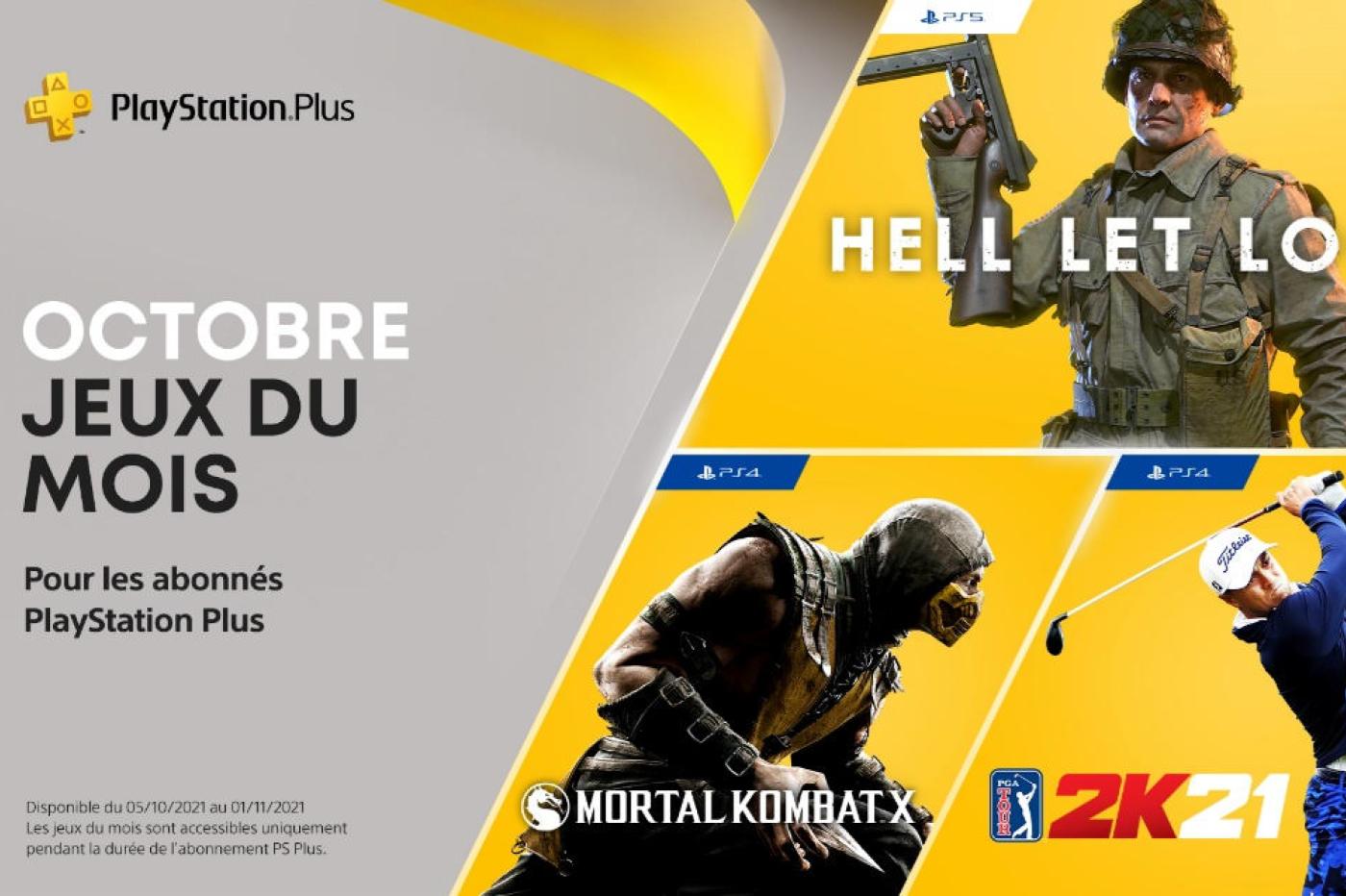 Playstation Plus octobre