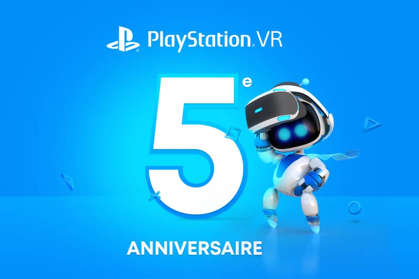 PSVR sony jeux offerts playstation Plus anniversaire