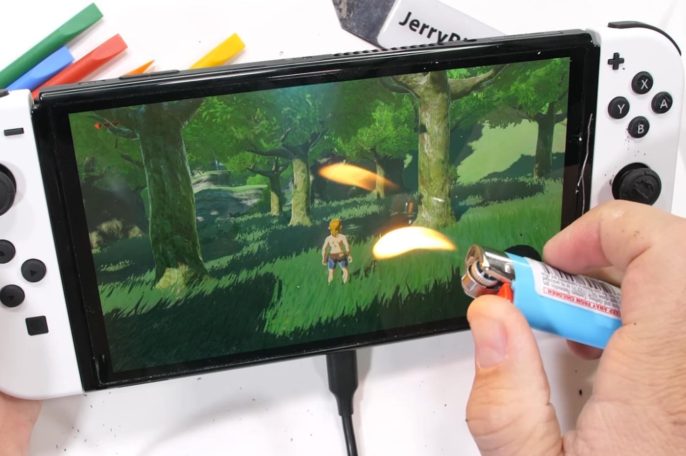 Nintendo switch oled detruite video