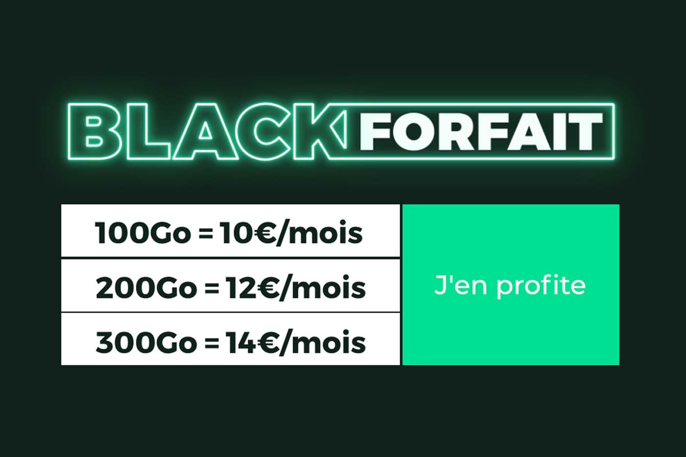 Black forfait RED