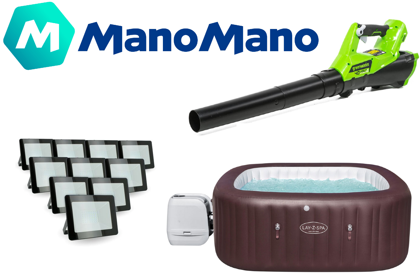 Manomano offres éclairage spa souffleur black friday