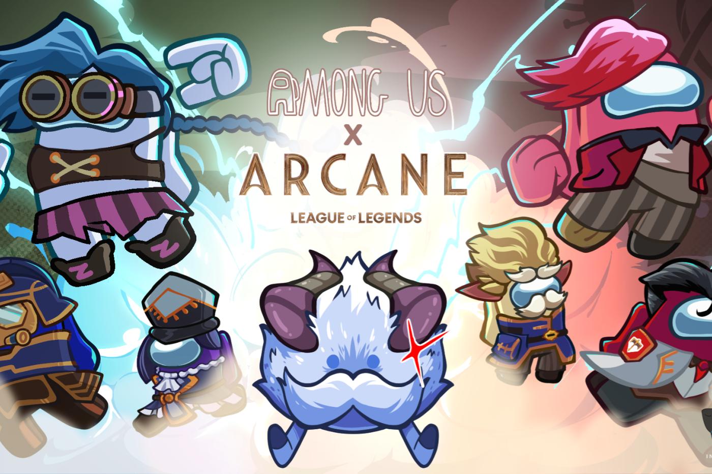 Collab among us arcane riot games