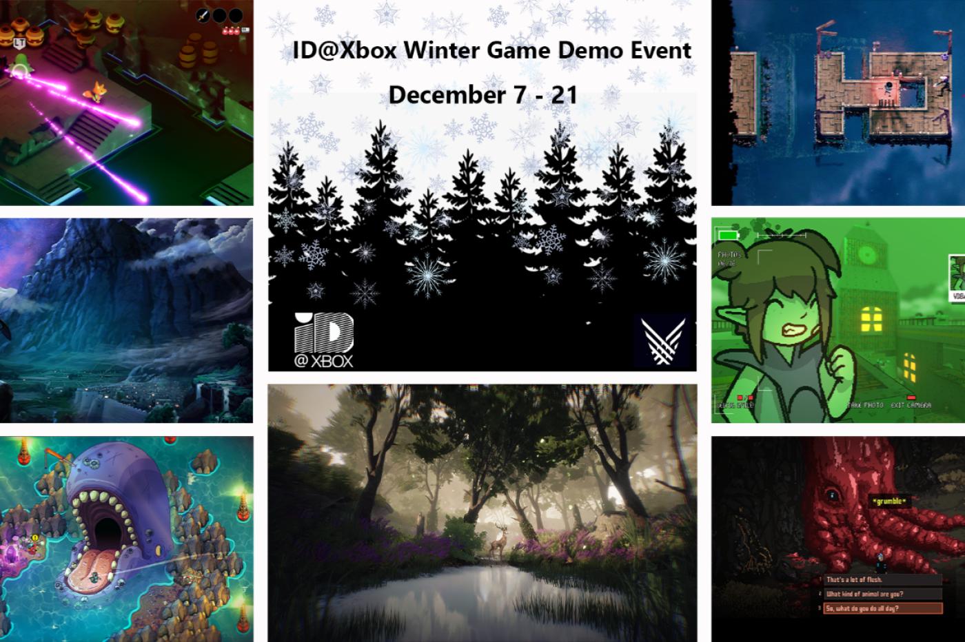 microsoft xbox winetr game fest demos gratuites