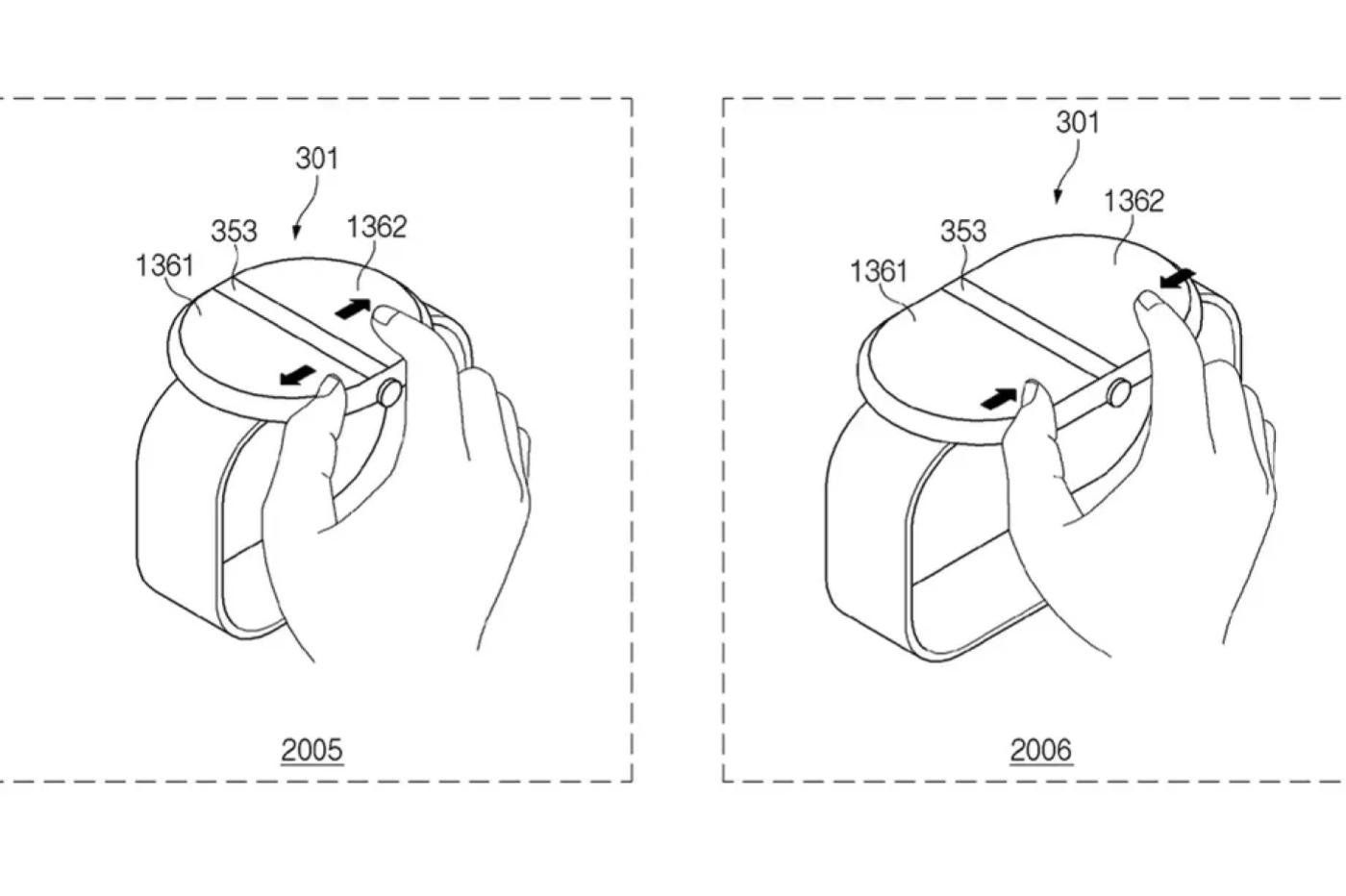 Samsung Galaxy watch brevet caméra