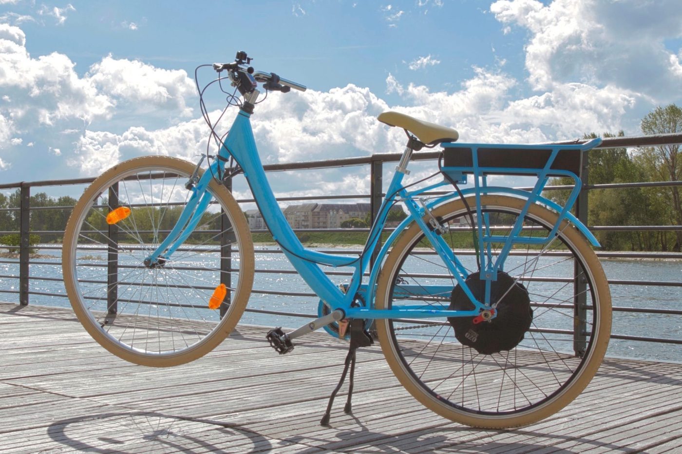 Tire Vélo, test traction enfant avec vélo électrique