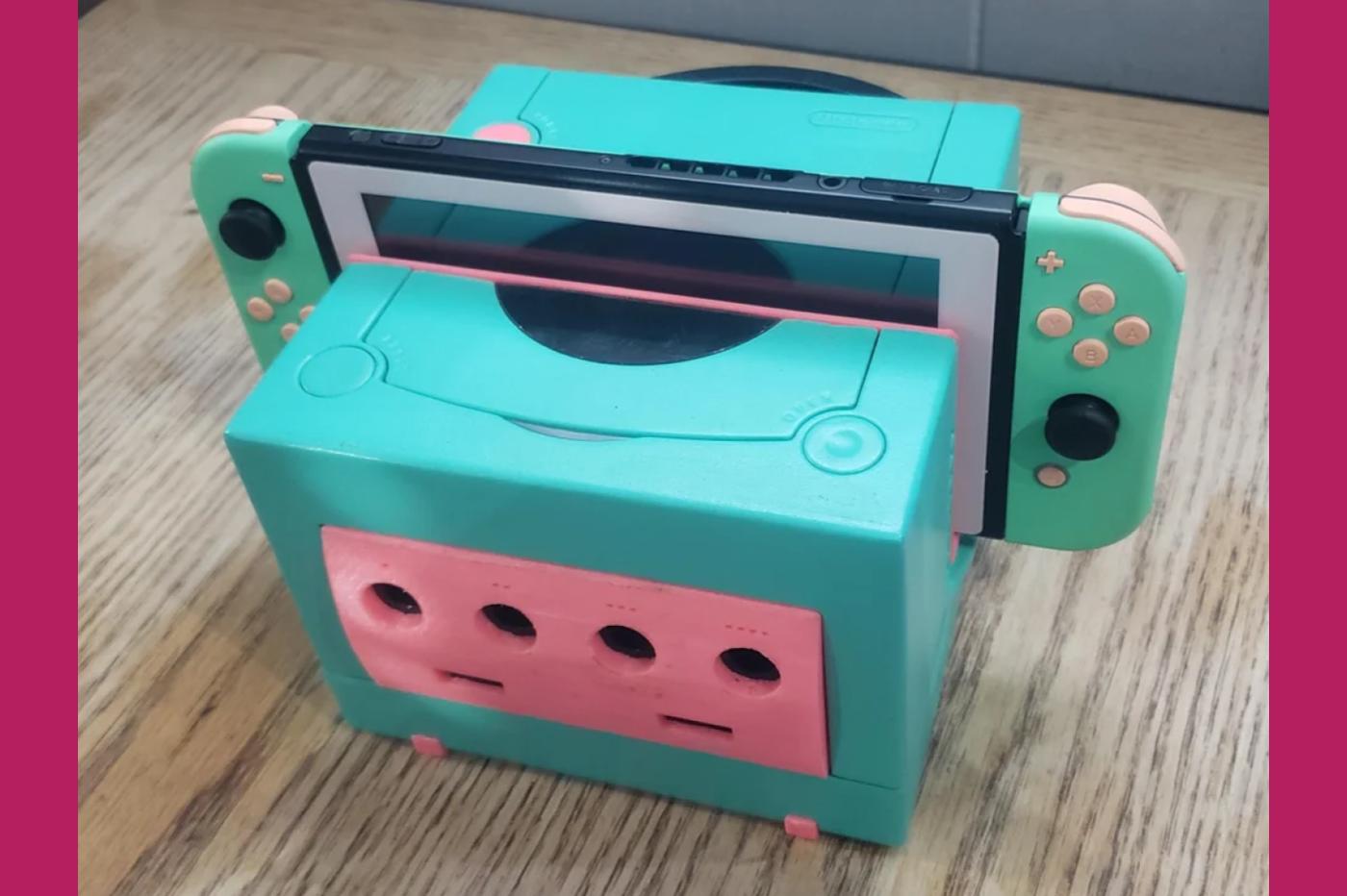 Nintendo Switch : il crée un socle Switch à partir d'une GameCube !