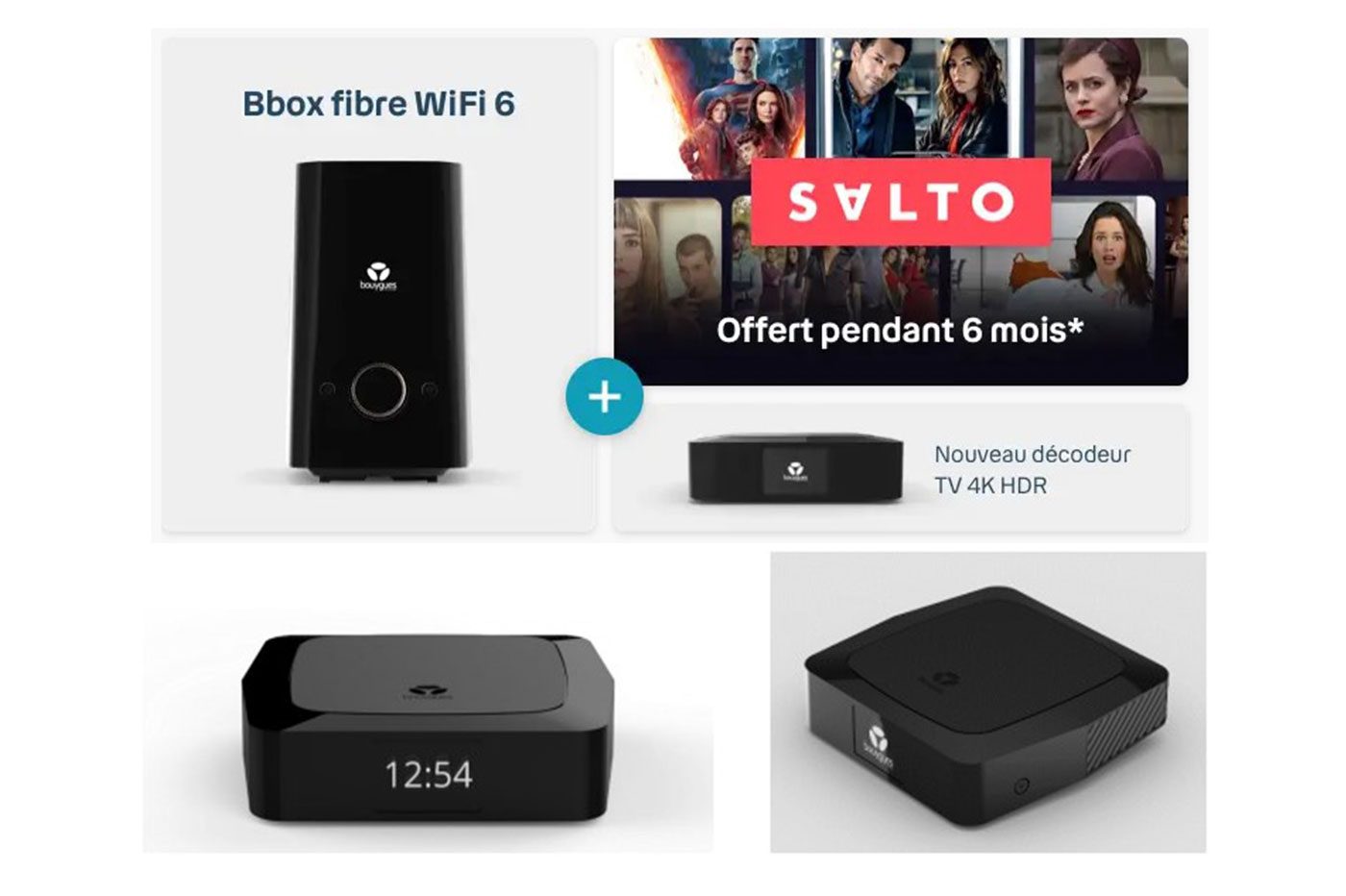 Décodeur TV Bbox ultym Fibre 4K HDR, dernière génération