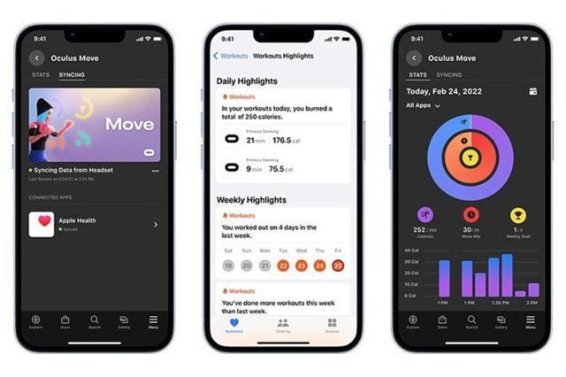 Oculus Quest Sante Apple