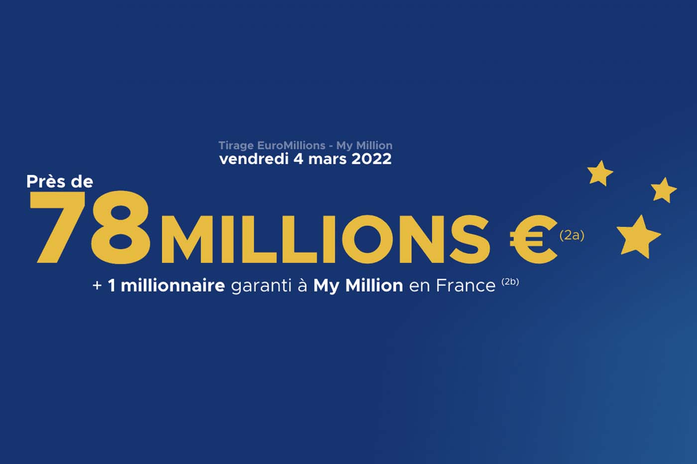 Tirage EuroMillions My Million