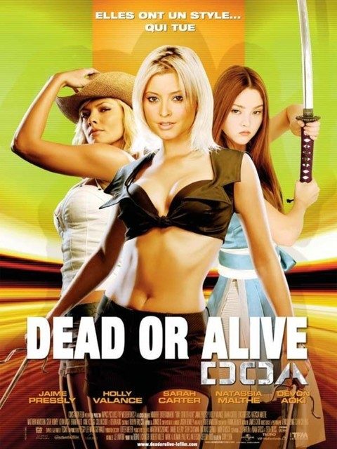 Affiche du film Dead of Alive avec 3 femmes sur l'affiche