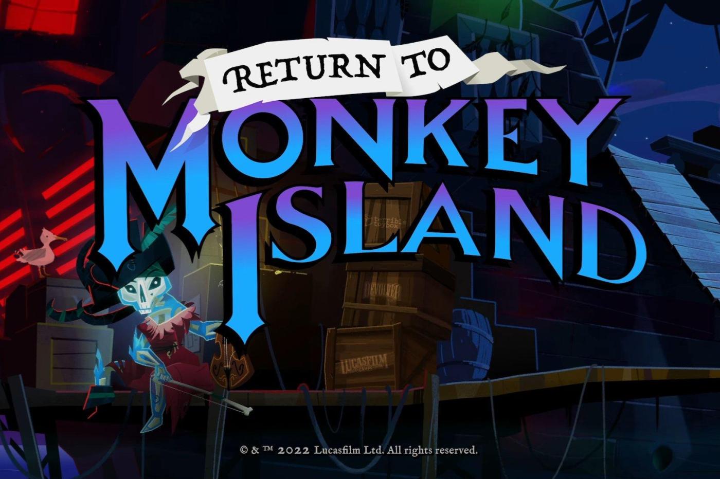 Capture d'écran du teaser d'annonce de Return to Monkey Island