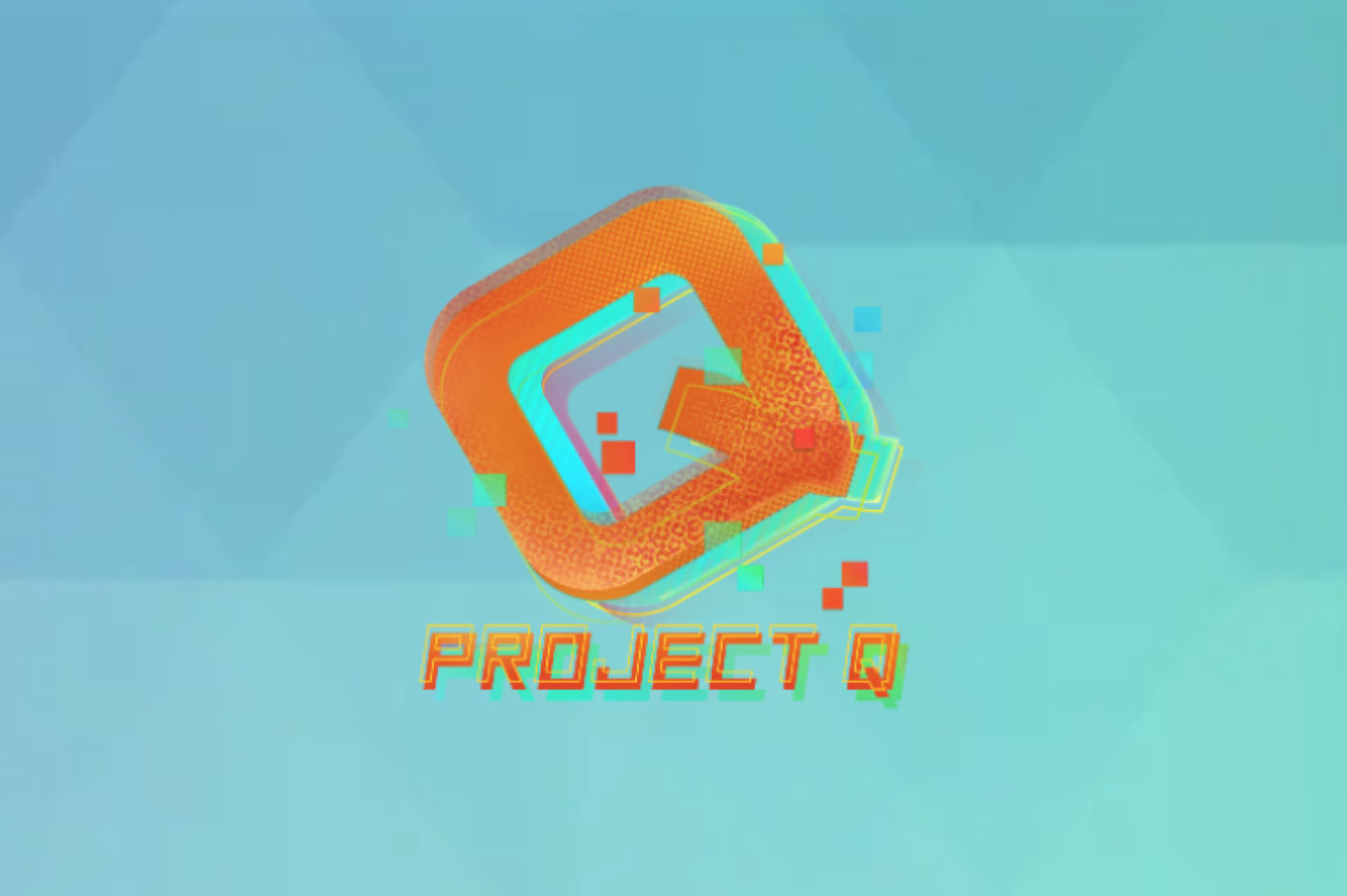 Logo promotionnel du nouveau jeu Project Q d'Ubisoft. Lettre Q en grande avec le nom juste en dessous.