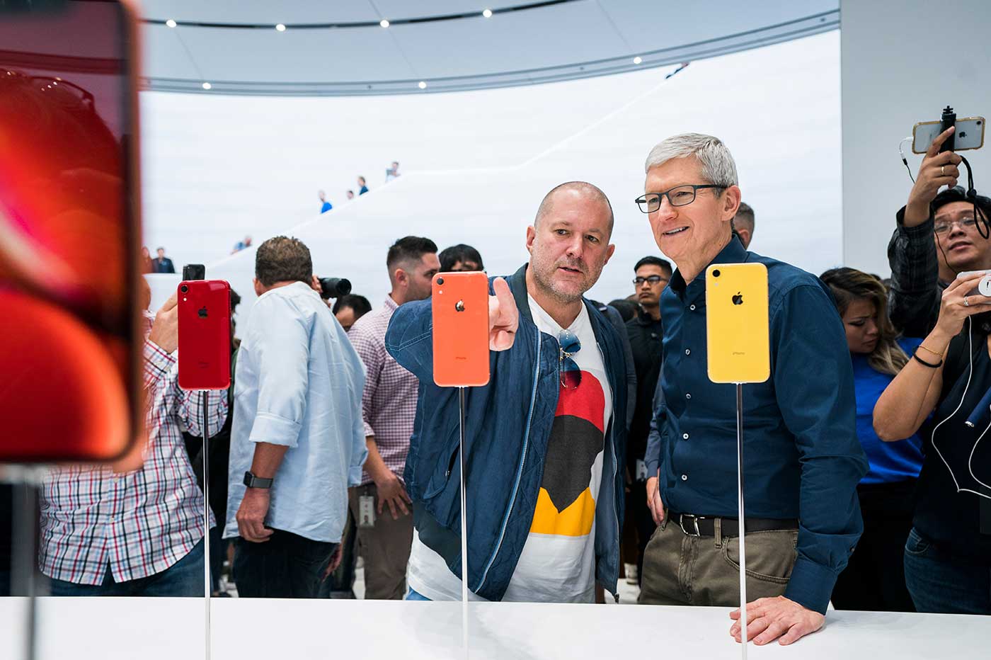 Jony Ive et Tim Cook