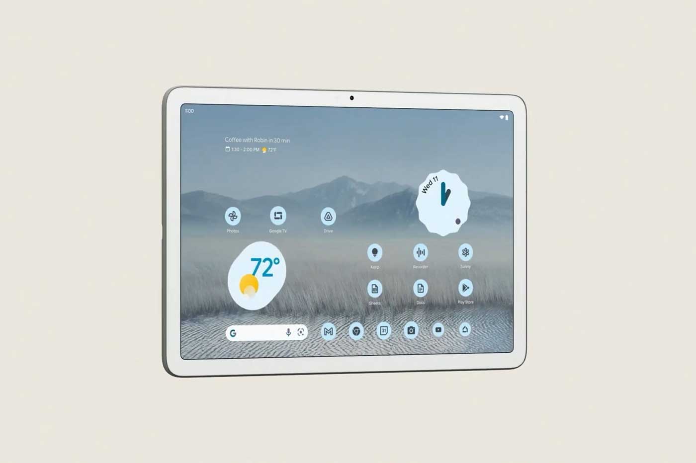 Google Tablet I/O 2022