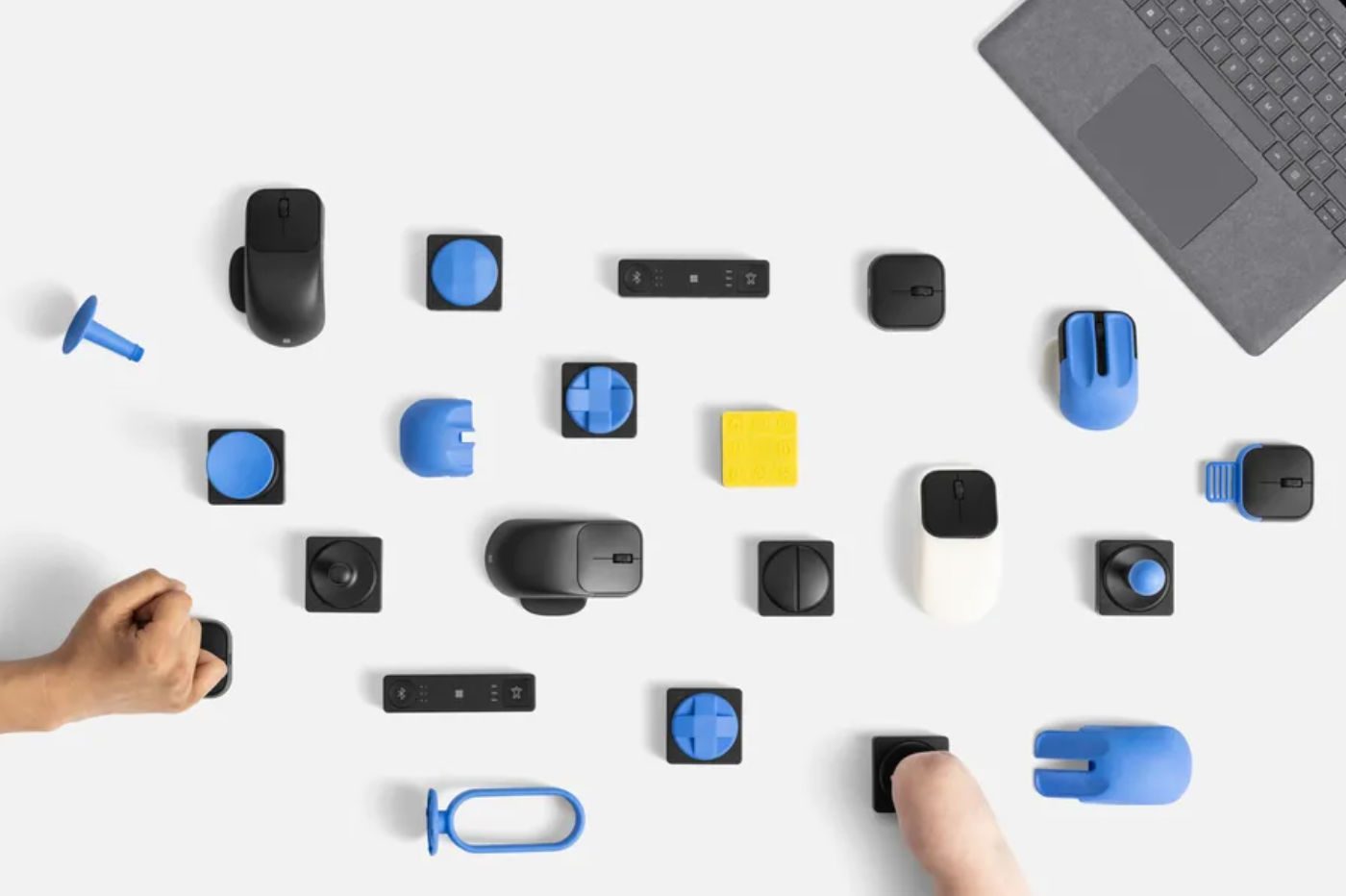 Microsoft lance une gamme d'accessoires pour claviers et souris inclusifs