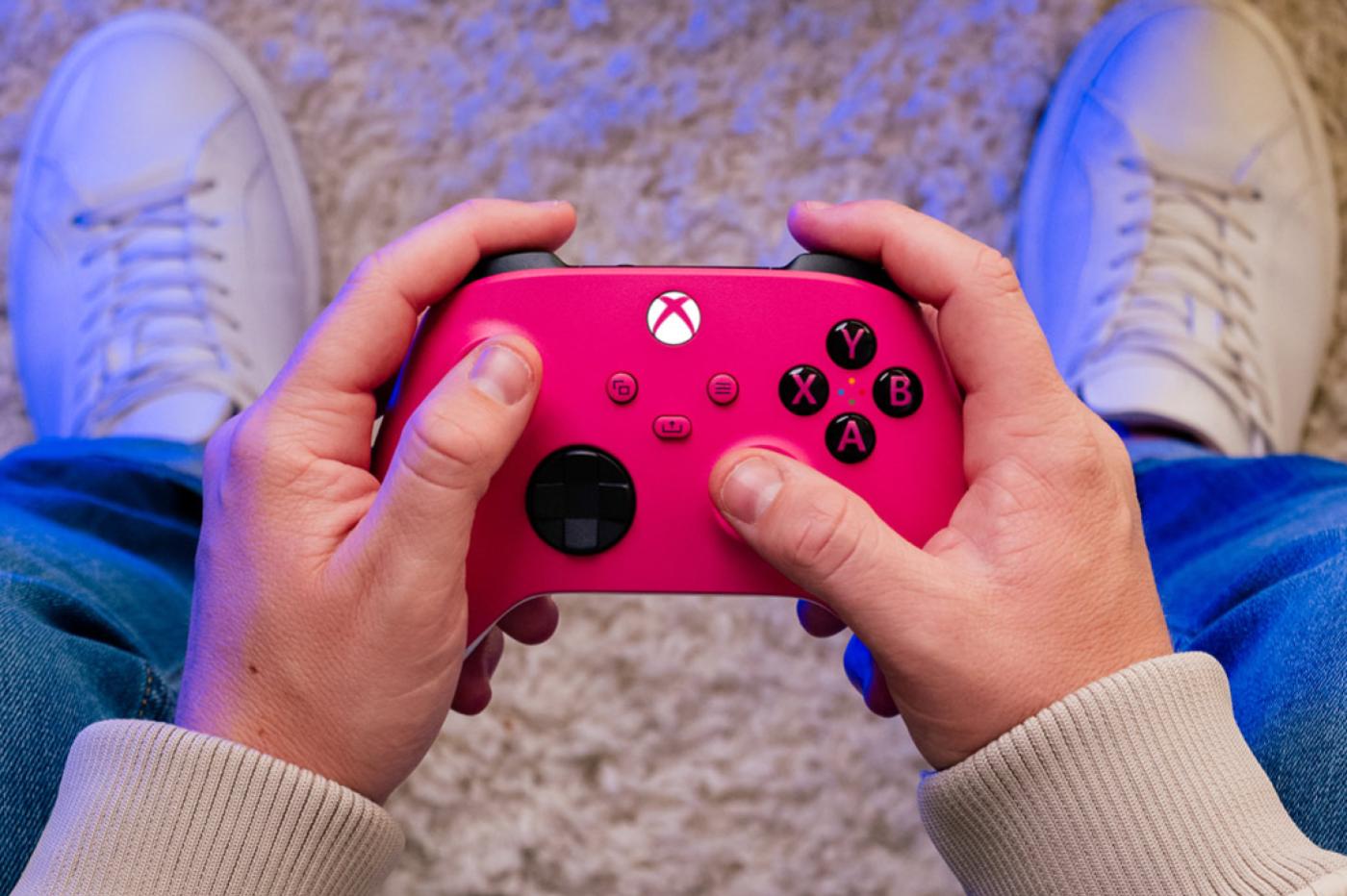 manette rose xbox series