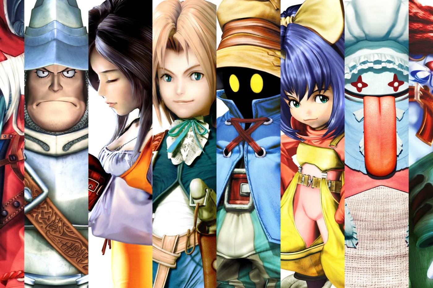 Image montrant les personnages principaux de FF9