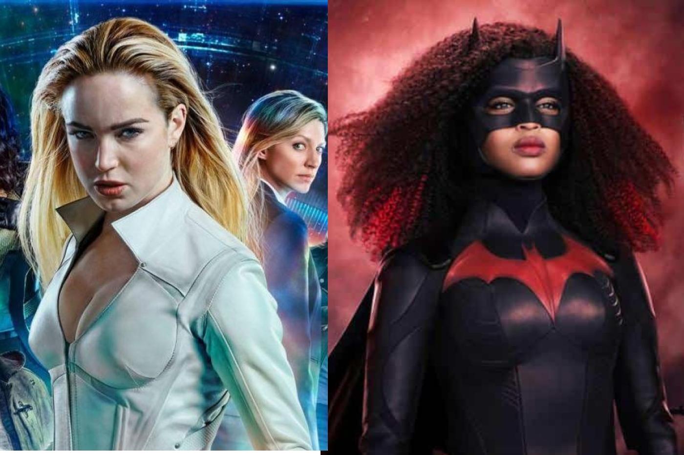 Photos promotionnelles de Legends of Tomorrow et Batwoman montrant les héroines