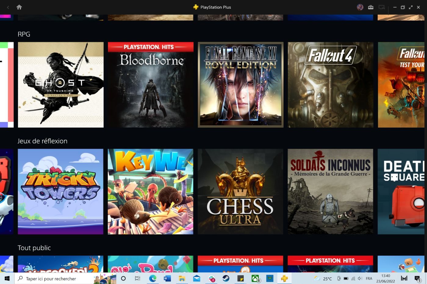 playstation plus streaming pc