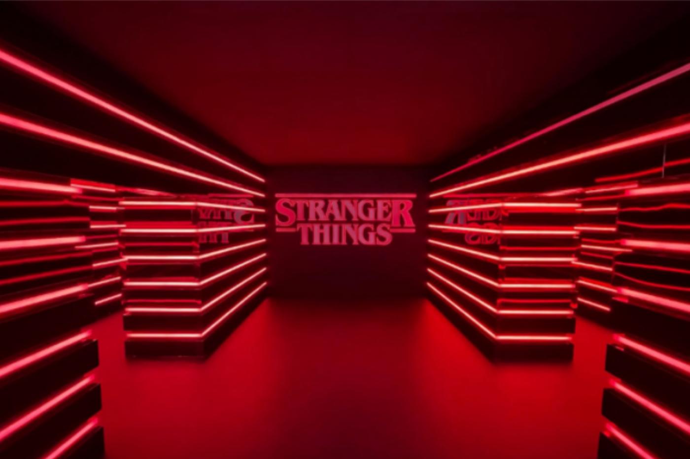 Image du pop up store stranger things