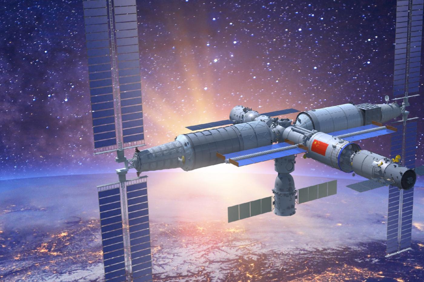 La station spatiale chinoise se transformera en boule de feu