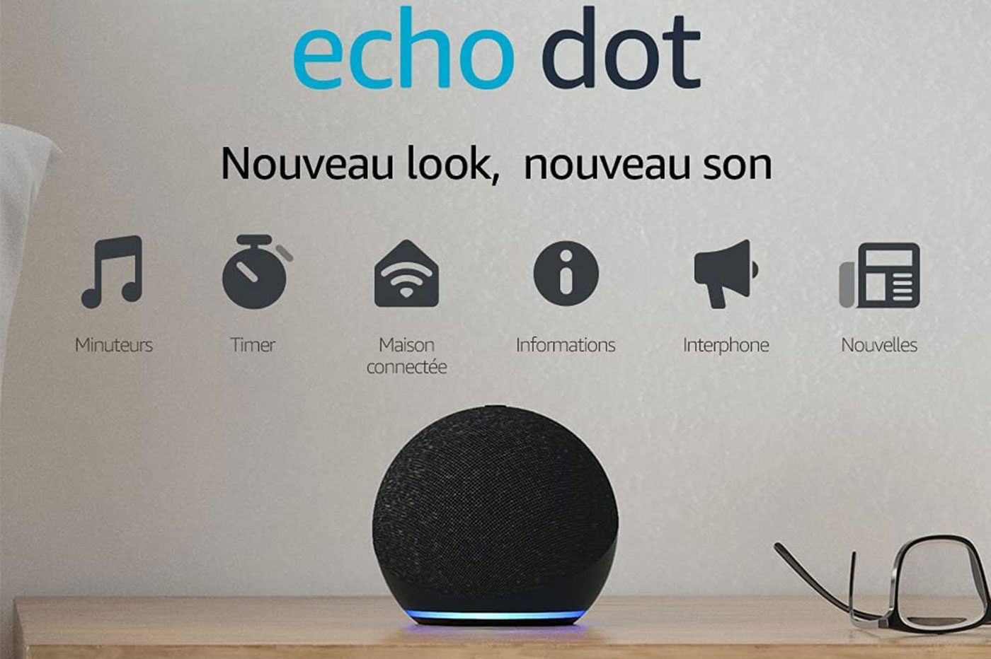 Soldes  Echo Dot (4e génération) 2024 au meilleur prix sur