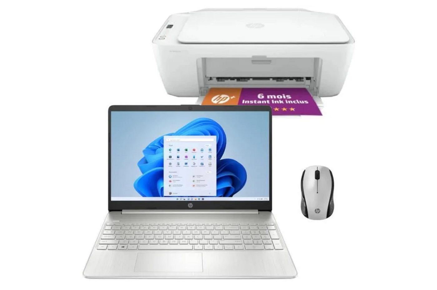 Pour la rentrée, ce pack PC portable HP + imprimante et souris est à prix à  peine croyable